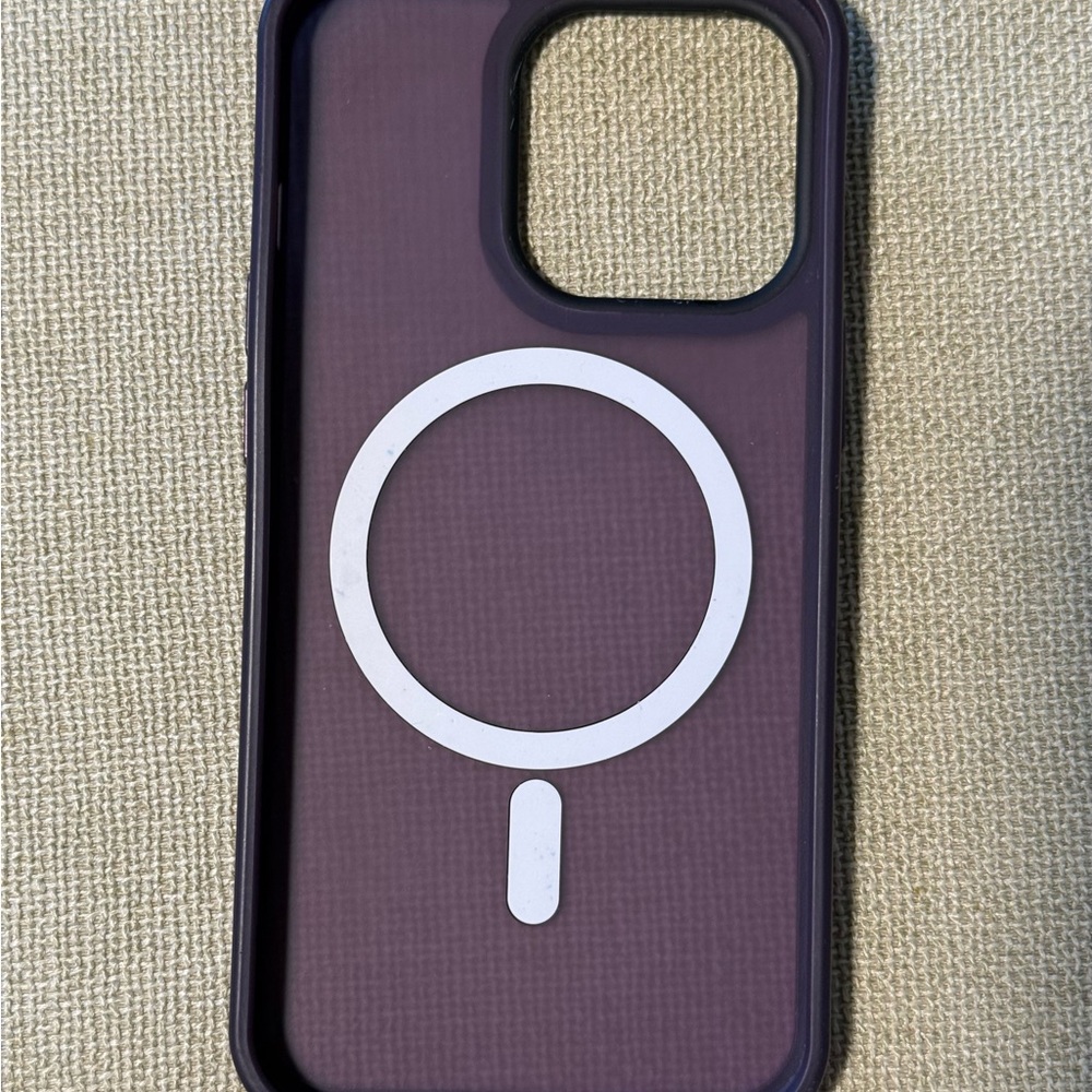 iPhone 13 Pro Deep Purple MagSafe Case and Tempered Glass Screen Protector